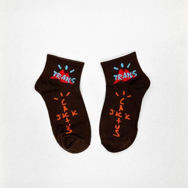 Cactus Jack Socks Brown