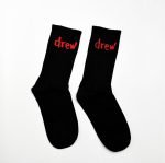 Drew Socks (Black + Red)