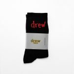 Drew Socks (Black + Red) - Image 2