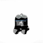 Adidas Cushioned Ankle Socks (Black + Grey)