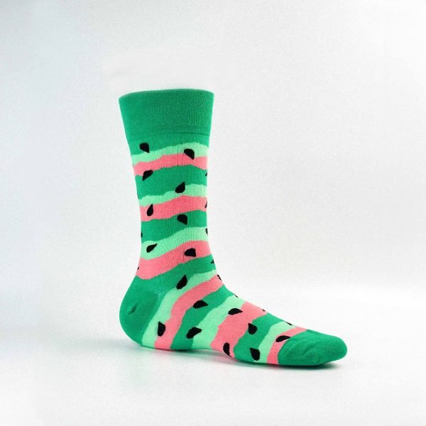 GS Watermelon Crew Socks (Green)