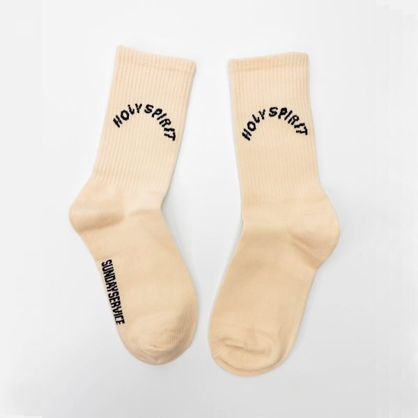 Holy Spirit Socks (Beige)