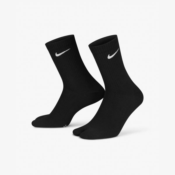Nike Cushioned Crew Socks (Black)