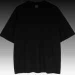 Black Greysole Crewneck Plain Cotton Tee – relaxed fit