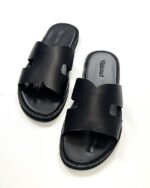 Black Leather Slip-Ons - Image 2