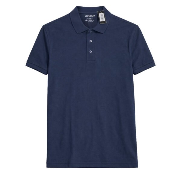 Casual Short Sleeve Shirt-Dark Blue