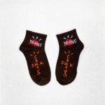 Cactus Jack High Cut Socks (Brown)