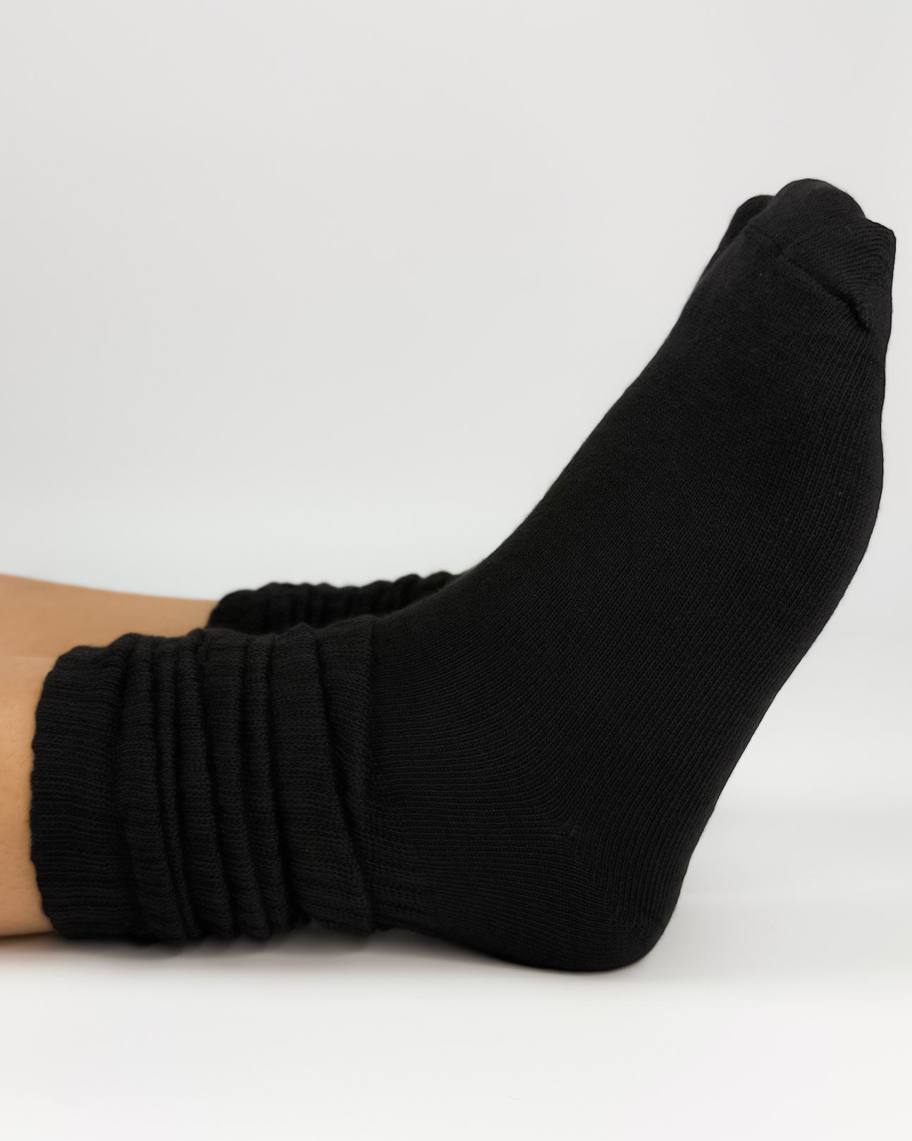 Black-3-1-1.jpg GS Slouch Socks (Black) - Image 1
