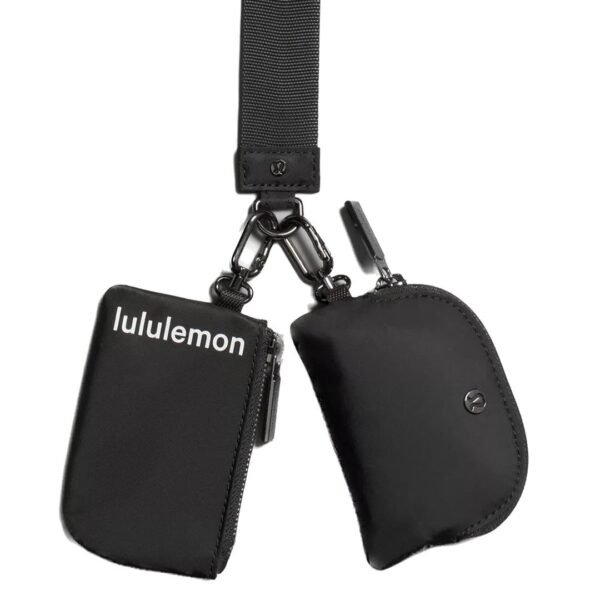 Lululemon Dual Pouch Wristlet - Black