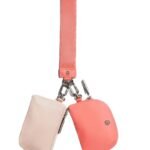 Lululemon Dual Pouch Wristlet - Coral
