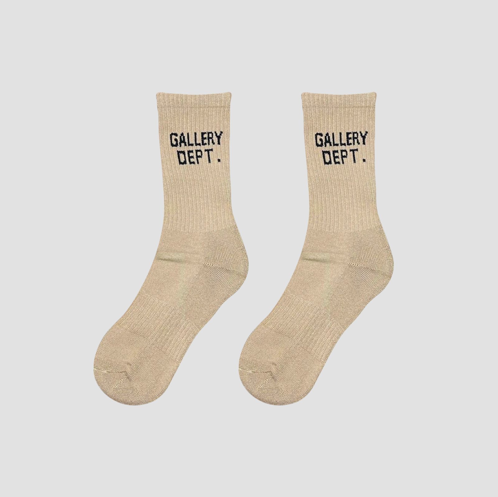 gd-white-1.jpg Gallery Department Socks (Brown) - Image 1