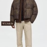 NovaMEN Cream Panelled Utility Trousers