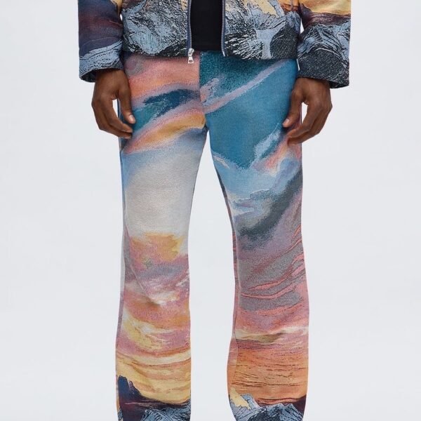NovaMEN Scenic Landscape Straight-Leg Trousers