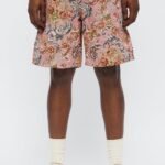 NovaMEN Pink Floral Jacquard Short
