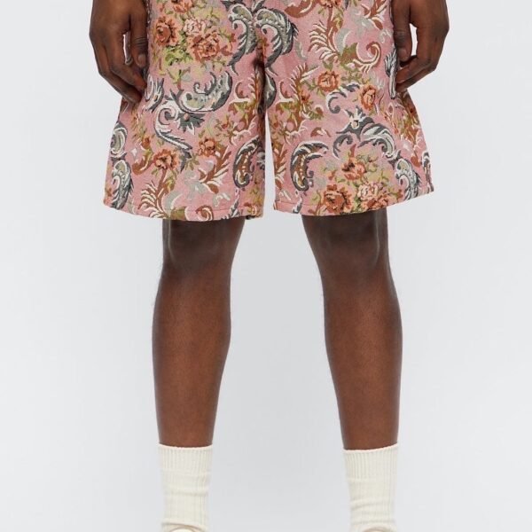 NovaMEN Pink Floral Jacquard Short
