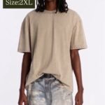 NovaMEN Studded Washed Oversized T-Shirt