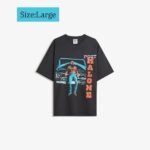 NovaMEN Black Post Malone Graphic T-Shirt