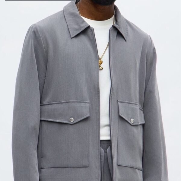 NovaMEN Utility Pocket Zip-Up Jacket
