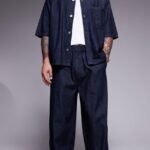 NovaMEN Short-Sleeve Denim Overshirt