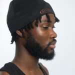 Spandex cap black – Bred