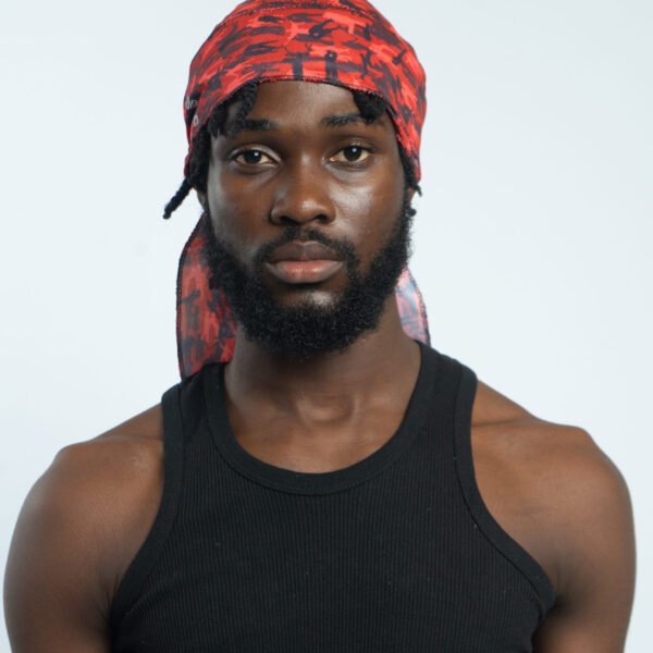 Couple camouflage durag-silk