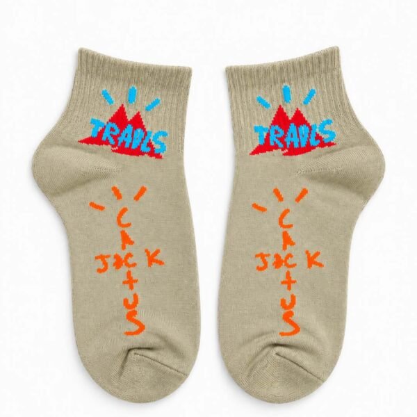 Cactus Jack High Cut Socks (Beige)