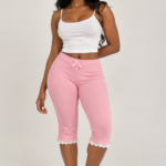 Pink capri pants