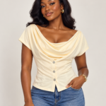 Slinky Cowl Top