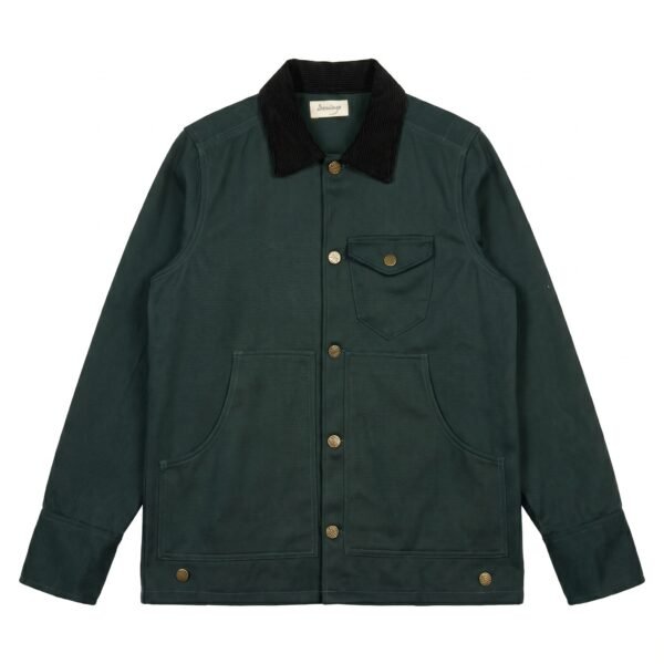 Denim Jacket (Navy Green)