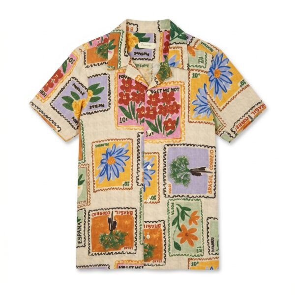 Floral Summer Camp Collar Shirt (Hailey)