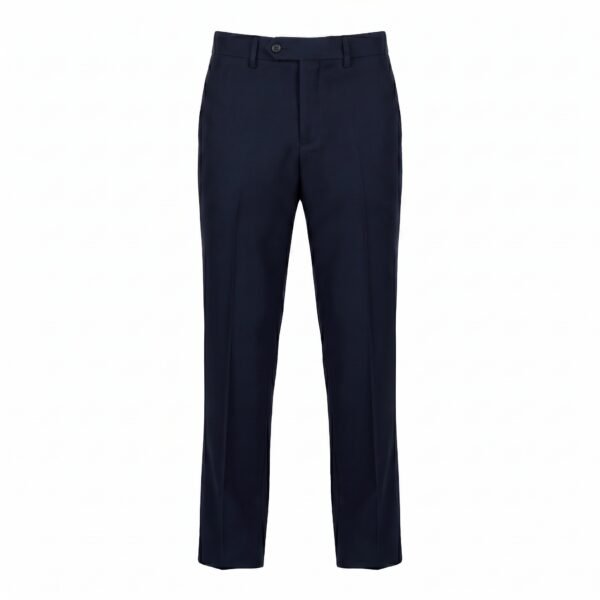 Slim Wool Pants (Navy)